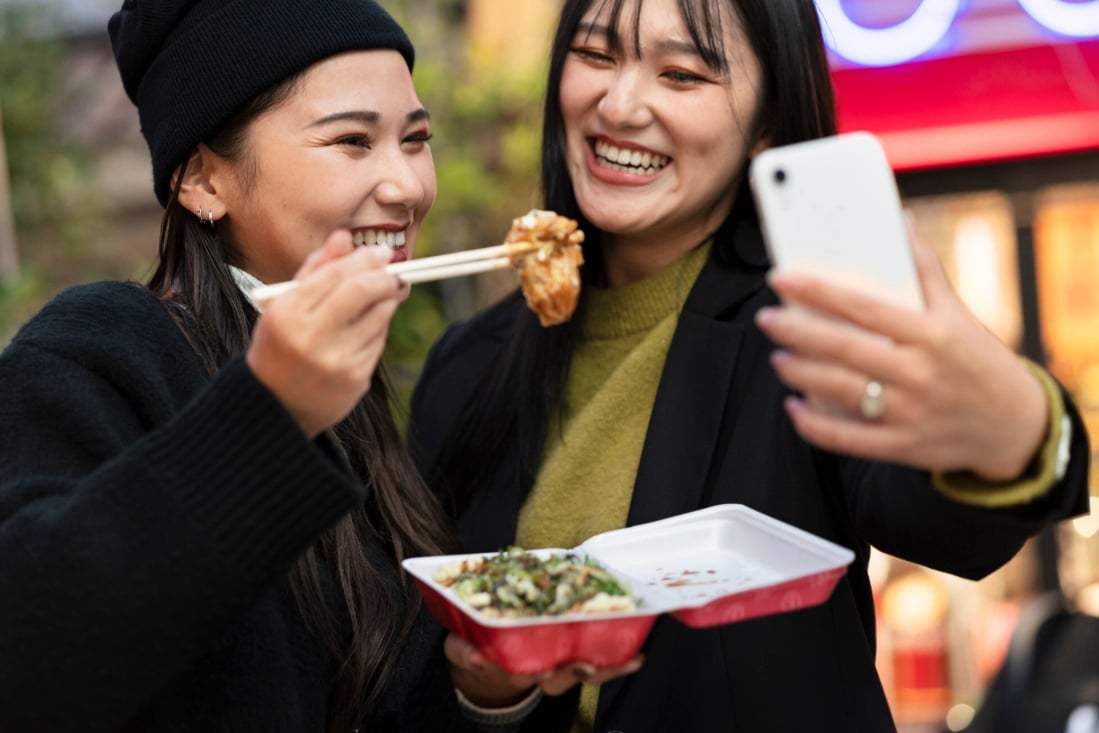 大阪のたこ焼き名所を巡るの写真